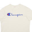 CHAMPION Mens T-Shirt Cream M Online now