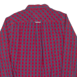 TOMMY HILFIGER Mens Shirt Red Check Long Sleeve S Online Sale