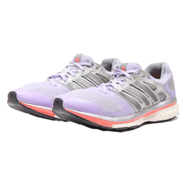 ADIDAS Sneaker Trainers Purple Synthetic Womens UK 7.5 Online now