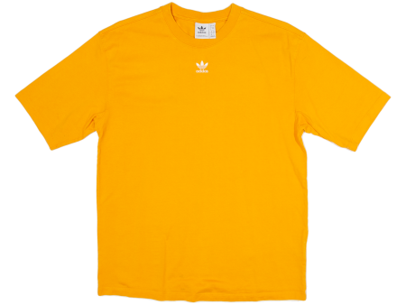 ADIDAS Womens T-Shirt Orange UK 4 For Discount