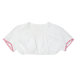 Womens Cropped Top White L For Discount