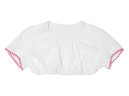 Womens Cropped Top White L For Discount