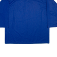 CCM Mesh Mens T-Shirt Blue Long Sleeve V-Neck L Supply