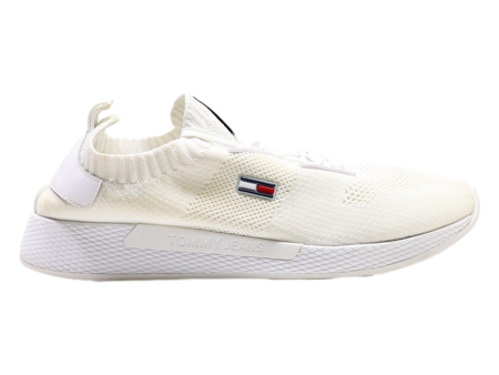 TOMMY HILFIGER Sneaker Trainers White Synthetic Womens UK 5 Online Hot Sale