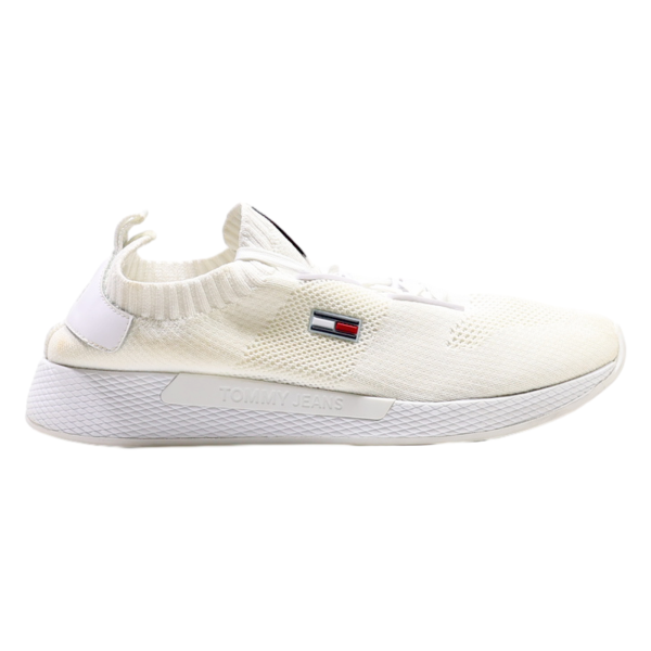 TOMMY HILFIGER Sneaker Trainers White Synthetic Womens UK 5 Online Hot Sale