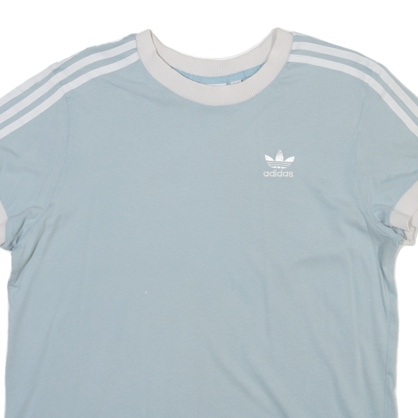 ADIDAS Womens T-Shirt Blue UK 12 Supply