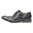 CLARKS Brogue Shoes Black Leather Mens UK 8 For Cheap