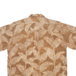 COOKE STREET Leaf Mens Hawaiian Shirt Beige M on Sale