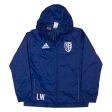 ADIDAS FC Reinach Boys Rain Jacket Blue Hooded 13-14Y Sale