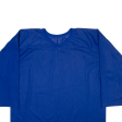 CCM Mesh Mens T-Shirt Blue Long Sleeve V-Neck L Supply