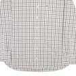 TOMMY HILFIGER Mens Shirt White Check Long Sleeve L Cheap