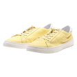 TOMMY HILFIGER Low Top Trainers Yellow Leather Womens UK 4 For Discount