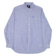 G-STAR RAW Mens Plain Shirt Blue Long Sleeve L on Sale