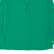 YARELL Womens Shirt Blouse Green Collared Long Sleeve UK 16 Supply