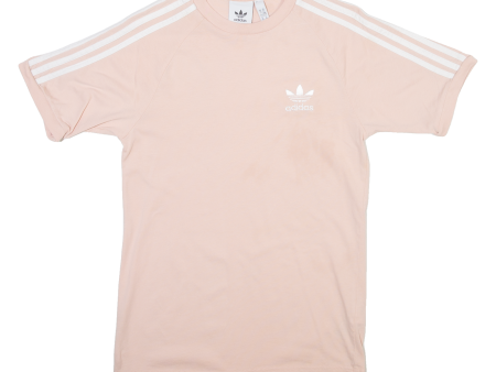 ADIDAS Mens T-Shirt Pink XS Supply