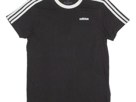 ADIDAS Womens T-Shirt Black Crew Neck S Online Sale