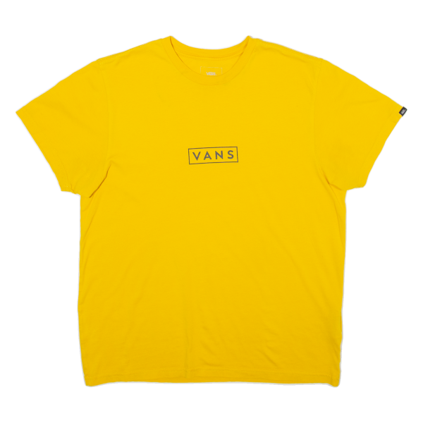 VANS Mens T-Shirt Yellow M Discount