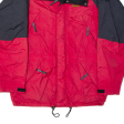 SALEWA Mens Rain Jacket Red 90s Hooded XL Discount