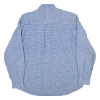 FRY DAY Mens Shirt Blue Check Long Sleeve M For Cheap