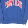 TOMMY HILFIGER Womens Sweatshirt Blue S For Cheap