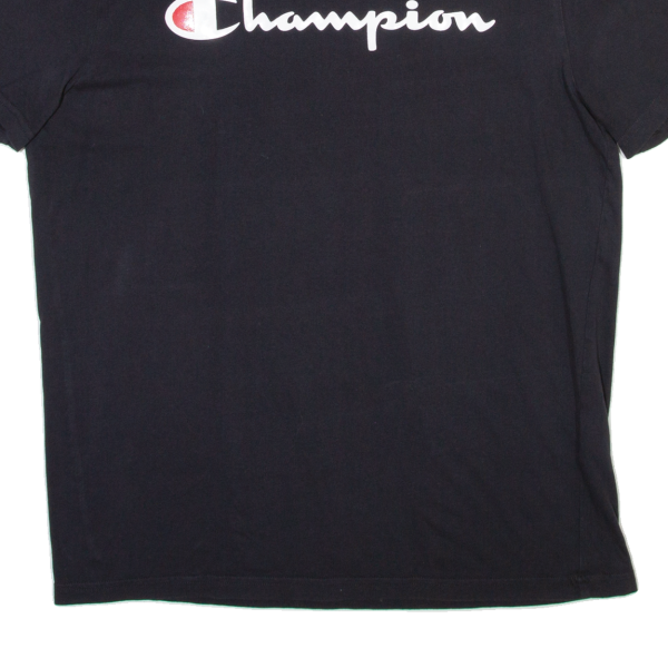 CHAMPION Mens T-Shirt Black M Fashion