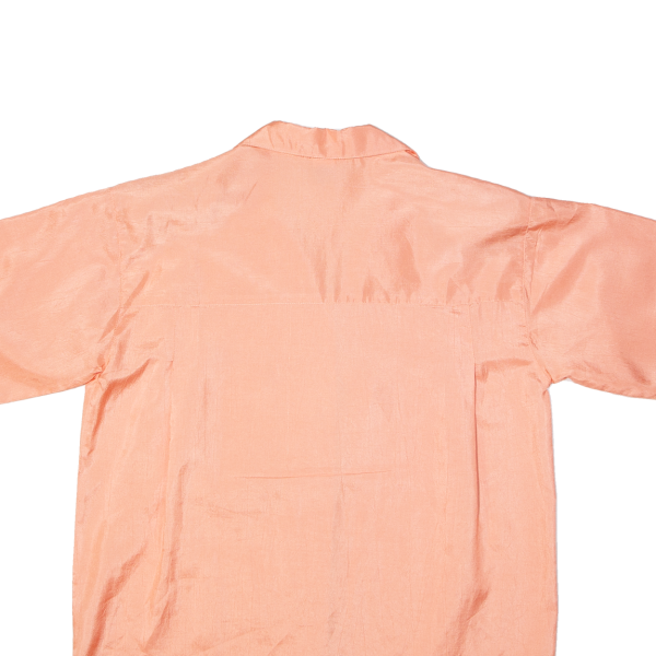 C&A Womens Shirt Blouse Orange Collared S Supply