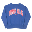 TOMMY HILFIGER Womens Sweatshirt Blue S For Cheap