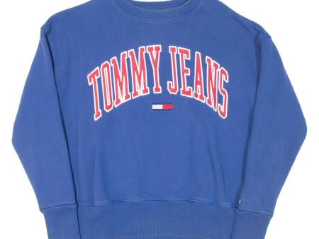 TOMMY HILFIGER Womens Sweatshirt Blue S For Cheap