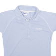 REEBOK Womens Polo Shirt Blue UK 10 For Cheap