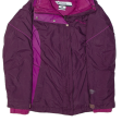 COLUMBIA Fleece Lined Womens Jacket Purple 90s Hooded S Online Sale