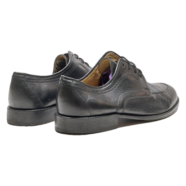 SIOUX Derby Shoes Black Leather Mens UK 8.5 Fashion