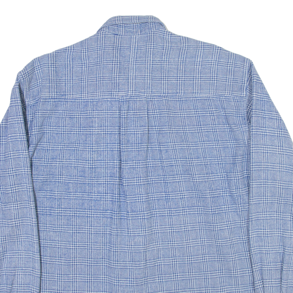 FRY DAY Mens Shirt Blue Check Long Sleeve M For Cheap