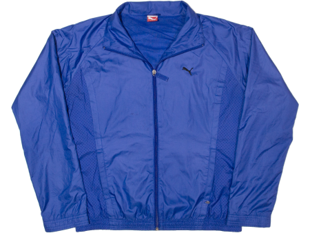 PUMA Womens Track Jacket Blue UK 14 For Sale