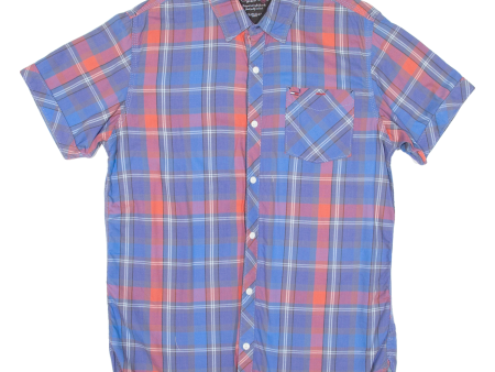 TOMMY HILFIGER Mens Shirt Blue Check M Online Hot Sale