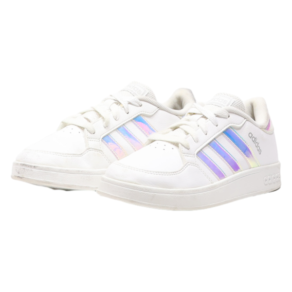 ADIDAS Sneaker Trainers White Leather Womens UK 3 Supply