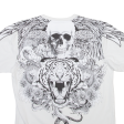 Tattoo Style Mens T-Shirt White S Hot on Sale