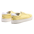 TOMMY HILFIGER Low Top Trainers Yellow Leather Womens UK 4 For Discount