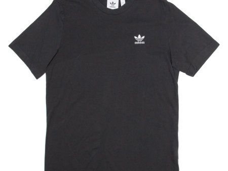 ADIDAS Mens T-Shirt Black S Fashion