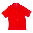 Womens Shirt Blouse Red Collared L Online Sale