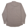 BUD BERMA The Weekender Plaid Mens Shirt Grey Plaid Long Sleeve M Online