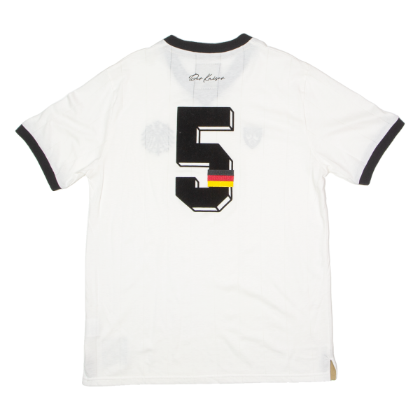 FOOTBALL TOWN Der Kaiser #5 Mens Football Shirt Jersey White V-Neck XL on Sale