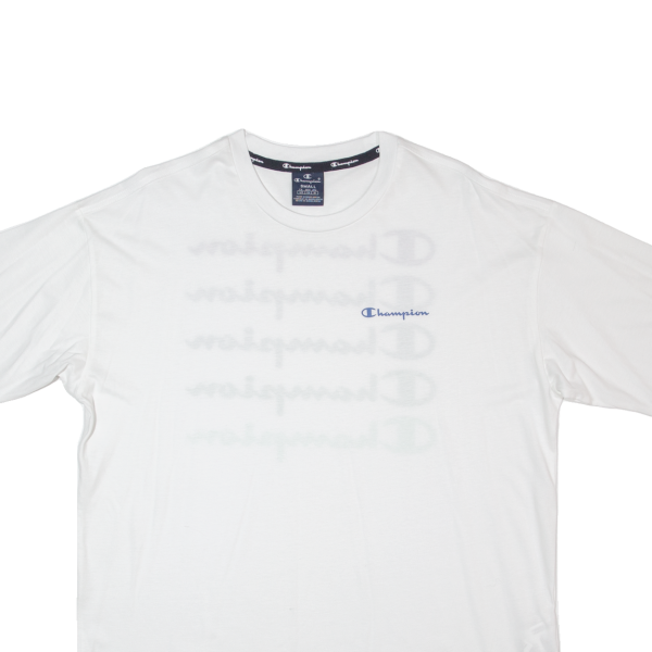 CHAMPION Oversized Mens T-Shirt White S Hot on Sale