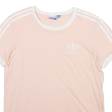 ADIDAS Womens T-Shirt Pink UK 8 Hot on Sale