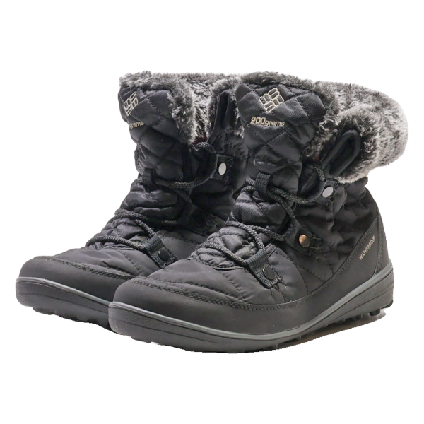 COLUMBIA Snow Boots Black Synthetic Womens UK 5.5 Online now