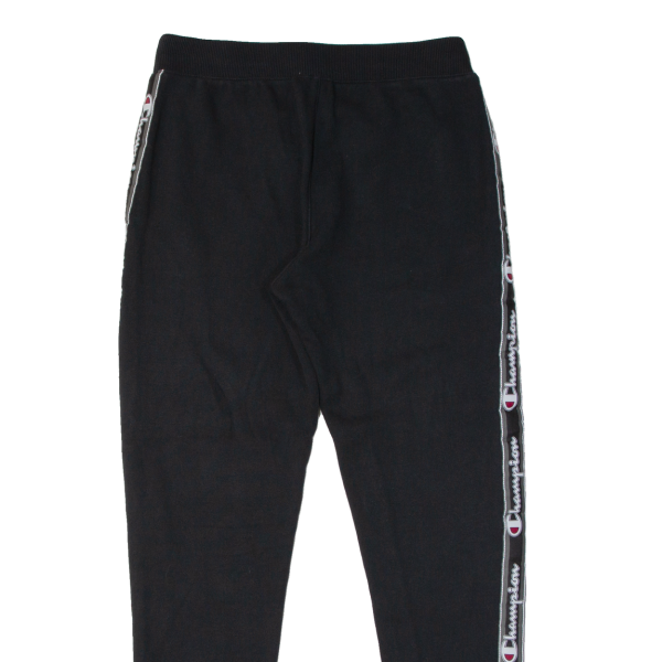 CHAMPION Mens Joggers Black Tapered S W28 L28 Cheap