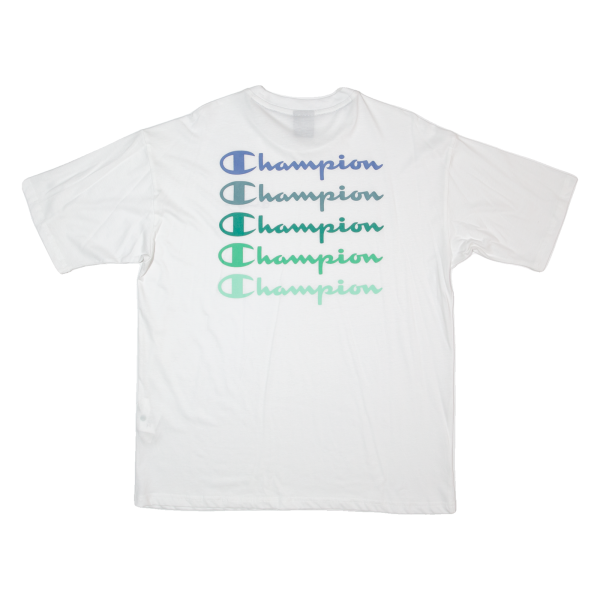 CHAMPION Oversized Mens T-Shirt White S Hot on Sale