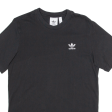 ADIDAS Mens T-Shirt Black S Fashion