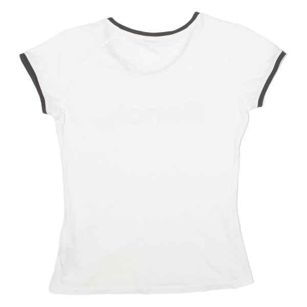 BENCH Womens T-Shirt White UK 12 Online