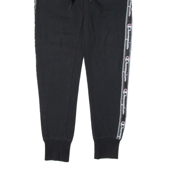 CHAMPION Mens Joggers Black Tapered S W28 L28 Cheap