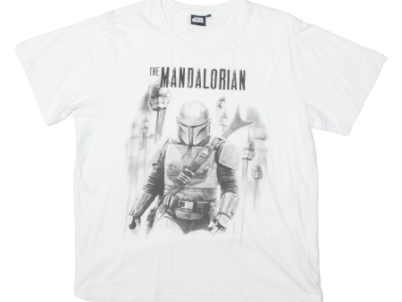 STAR WARS Mens T-Shirt White M Online Sale